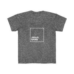 Jesus Saves Kids Regular Fit Tee