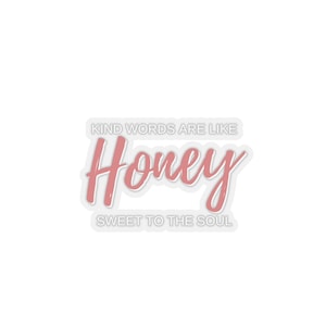 Honey Kiss-Cut Stickers