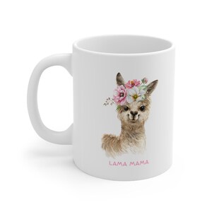 Lama Mama Ceramic Mug 11oz