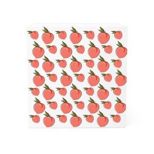 Peaches Note Cube Sweet Juicy Fruit