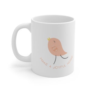 Joyful Noise Ceramic Mug 11oz Bird