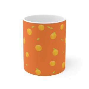 Oranges Ceramic Mug 11oz Sweet Fruit Coffee Cup Hot Chocolate
