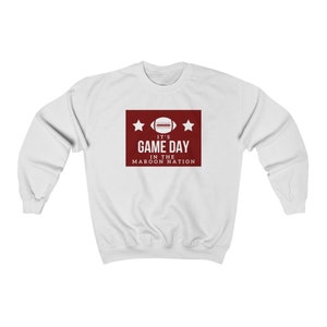 Sweat-shirt à col rond du jour du match Swain County NC Bryson City Sports Football
