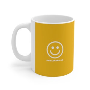 Smiley Face Ceramic Mug 11oz