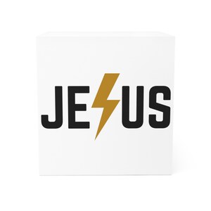 JESUS Note Cube Lightening Christian Office Supplies