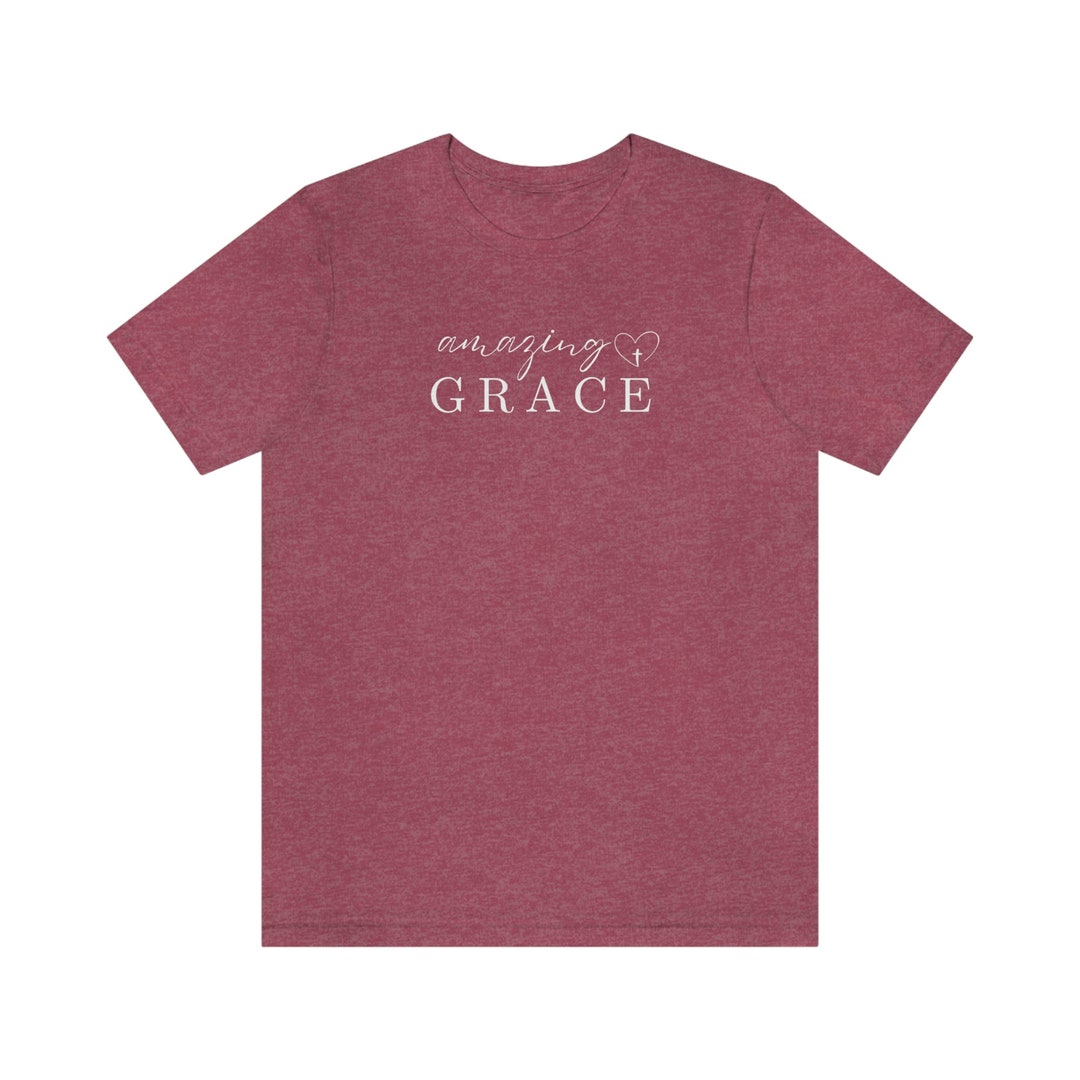 Amazing Grace Unisex Jersey Short Sleeve Tee Etsy 