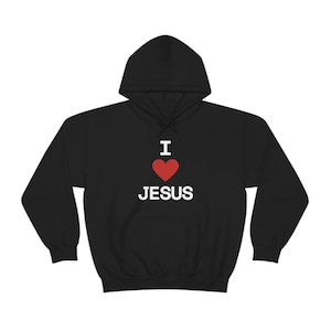 I Heart Jesus Unisex Heavy Blend Hooded Sweatshirt