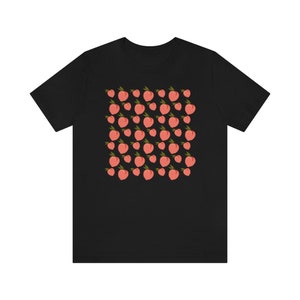 Peaches Jersey Short Sleeve Tee Sweet Juicy Fruit