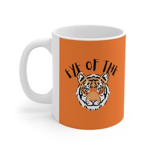 Eye of the Tiger Ceramic Mug 11oz Music Song Coffee Cup Hot Chocolate