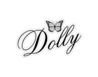 DOLLY Kiss-Cut Stickers Butterfly Parton Country Music