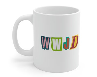 WWJD Ceramic Mug 11oz