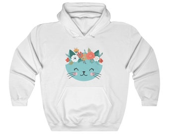 Bluza z kapturem Flower Kitty
