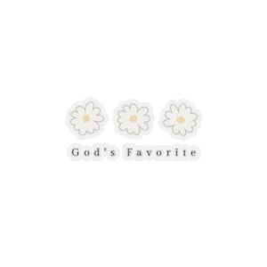 God's Favorite Kiss-Cut Stickers
