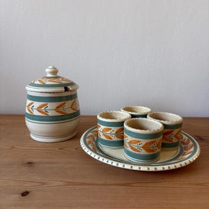 Vintage Art Deco Honiton Pottery Breakfast Set