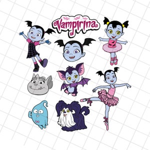 Vampirina svg, Vampirina movie dxf files, Vampirina clipart, vampirina cut files bundle