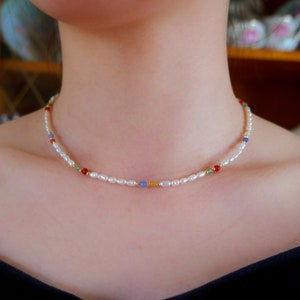 Viviana - Collana con perle e pietre preziose