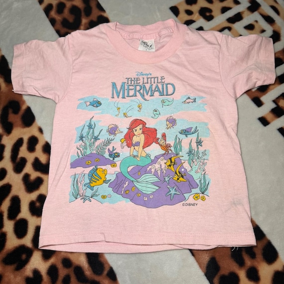 vintage single stitch little mermaid tee
