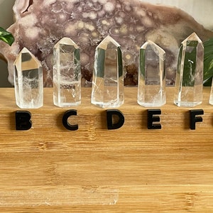 Crystal Clear Quartz Points! SO Clear!!!