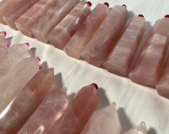 Beautiful Rose Quartz Points!!! Trust, Love & Harmony