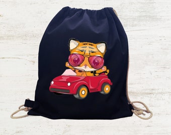 Cat Car Sunglass gym bag / gym bag / gym bag for children, women and men with a great design perfect as a gift for any occasion!