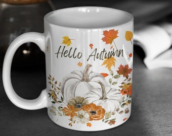 Autumn Mug,Fall Coffee Mug, Autumn Decor, Cute Coffee Mug, Farm House Decor, Autumn Leaves mug, Fall Mug, Fall Coffee Mug, Cute Coffee Mug