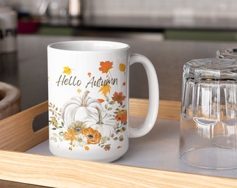 Autumn Mug,Fall Coffee Mug, Autumn Decor, Cute Coffee Mug, Farm House Decor, Autumn Leaves mug, Fall Mug, Fall Coffee Mug,Cute Coffee Mug