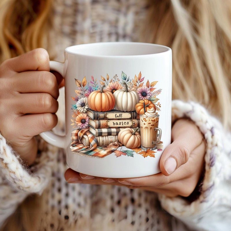 Autumn Book Mugs Etsy