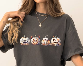 Koszula jesienna Comfort Colors Pumpkin, Koszula jesienna, Koszula miłośnika dyni, Koszula na sezon jesienny, Koszula damska na Święto Dziękczynienia,