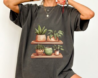The Plant Lover Shirt Graphic Shirt Plant Lady Gift Plant Mom Shirt, botanical tshirt, plant mom shirt, gardening mom tee, crazy plant lady