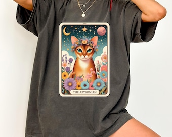 Comfort Colors The Cat Lover Tarot Card Shirt, Cat Lover Shirt, Tarot Card Shirt, Trendy Tarot Card Shirt, tarot shirt gift, cat lover gift