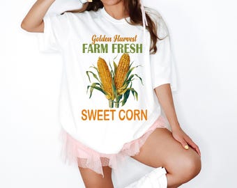 Corn Shirt, Funny Corn Tshirt, Corn Gifts, Girls Corn Tee, Corn Farm, Maize Shirt, Corn Festival, Corn T Shirt, Corn T-shirt, Corn Themed