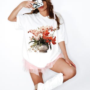 Orchid Whisperer Shirt, Orchid Lover T-Shirt, Gift for Orchid lovers, Orchid Shirt for women, Floral Gardening T-shirt, Boho Tee