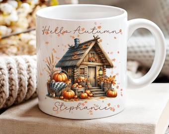 Pumpkin Fall Autumn Book Mug, Autumn Decor,Book Lover Mug, Fall Coffee Mug, Fall Reading Mug, Bookish Mug, Book Lovers, Autumnal readers