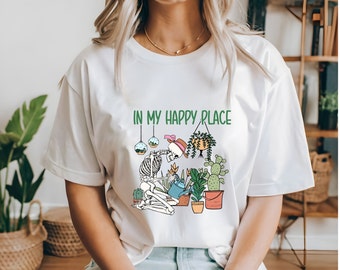 Skeleton Plant T-Shirt, Plant Lover Gift, Gardening Humor