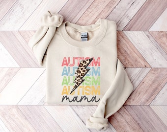 Autism Sweatshirt, Autism Awareness, Autism Women Sweatshirt, Autism Teacher Sweater Autism Awareness Mama Sweater Teacher Autism Acceptance