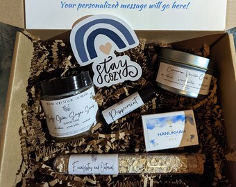 Happy Hanukkah Spa Gift Set: Handmade All-Natural Self-Care