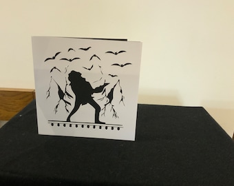 Stranger  Handmade Greetings Card.