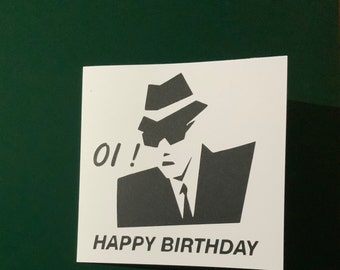 A SKA Birthday Card, Mod, Two Tone, Skanking, Music Fan, Madness, Specials, Bad Manners, 2 Tone, Oi.