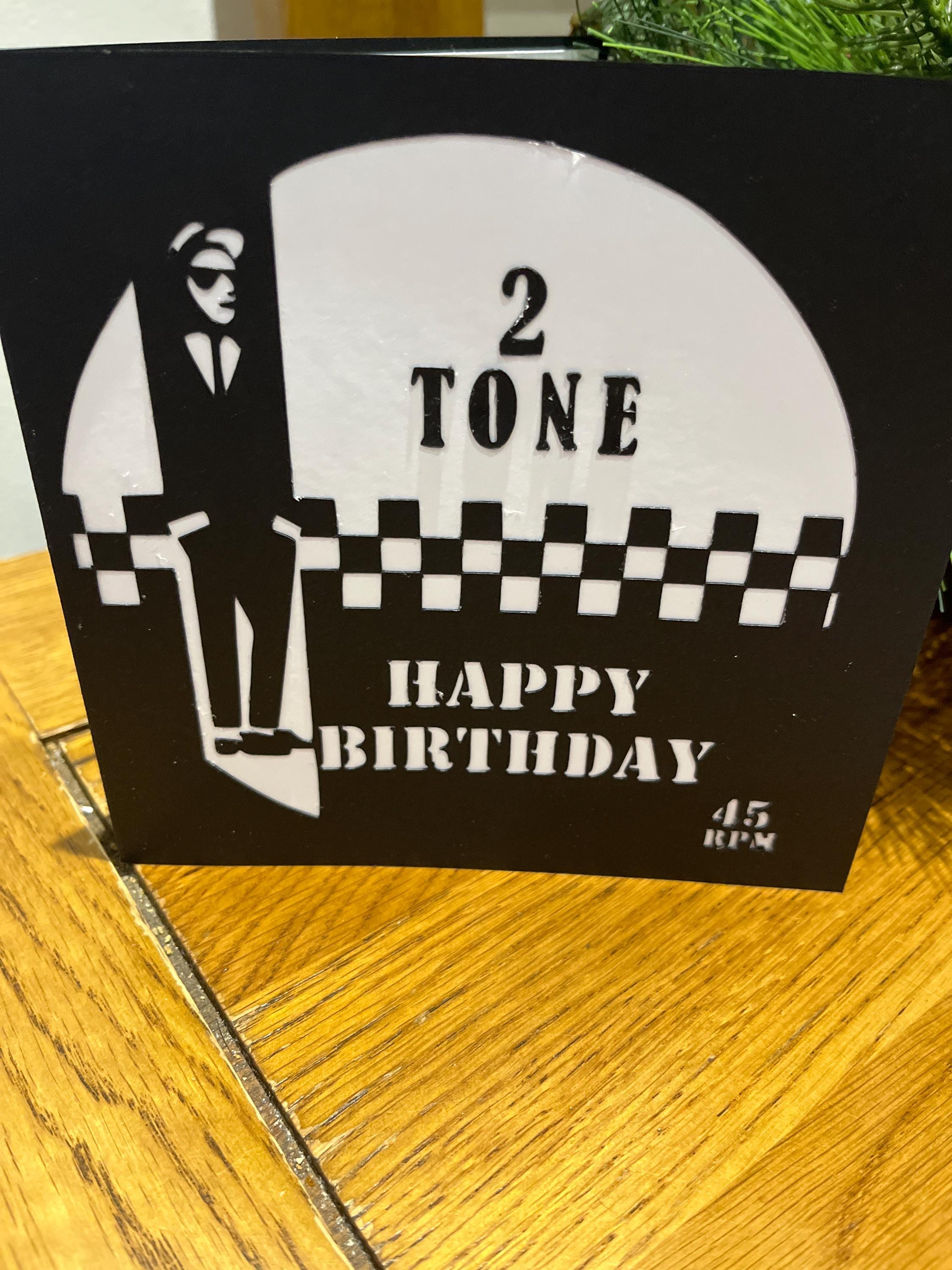 Happy Birthday Ska Style – 2 Tone Inspired Greetings Card - Etsy UK