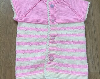 Hand Knitted Baby Vests - Etsy