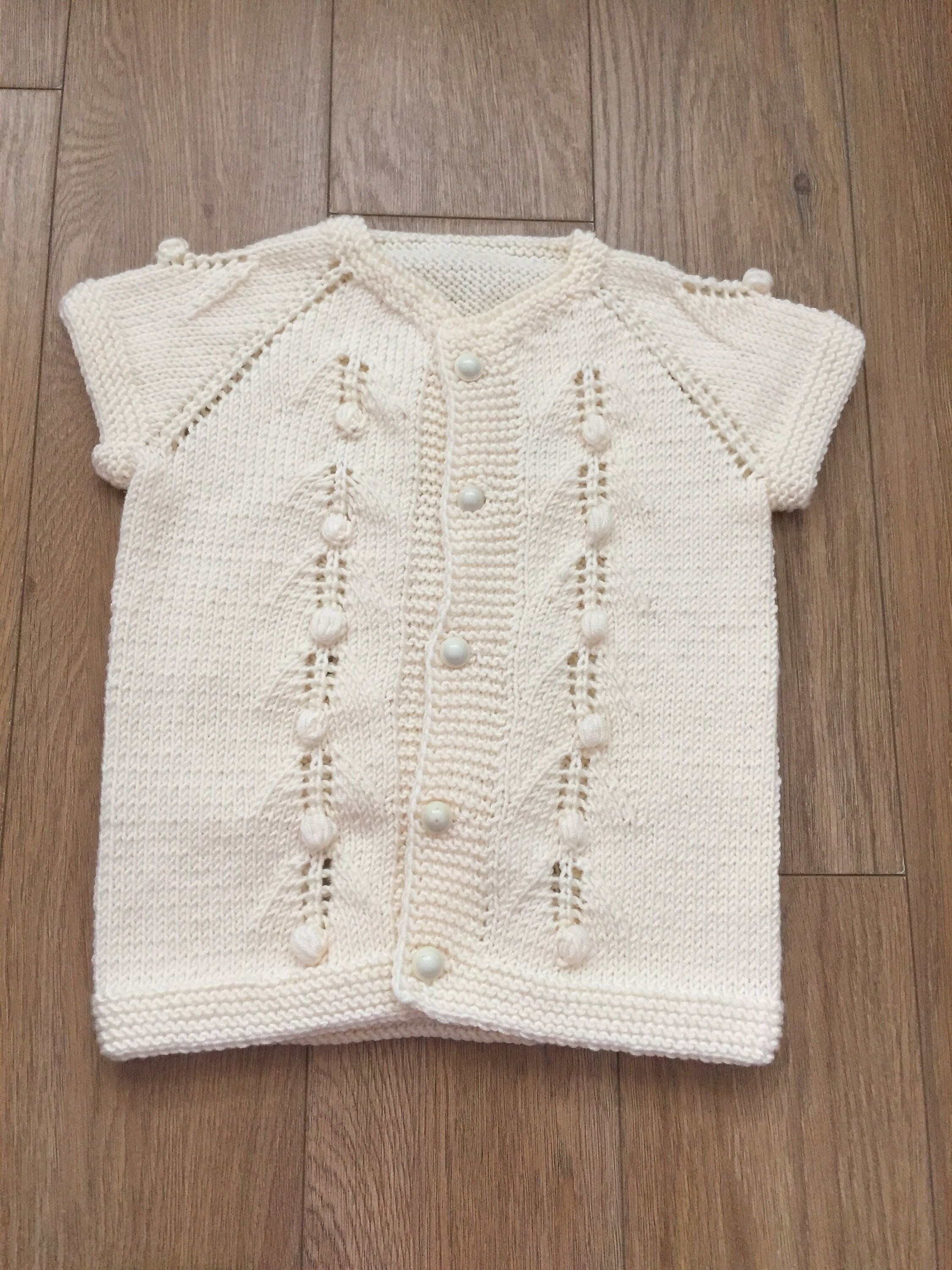 Hand Knitted Baby Vests - Etsy