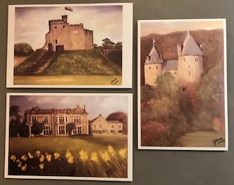 Postcards of my paintings X 3