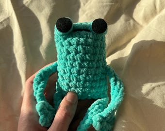 Handmade Crochet Jumbo Frog | Jumbo Leggy Frog | Giant Frog