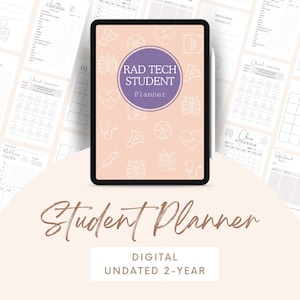 Rad Tech Student Digital Planner