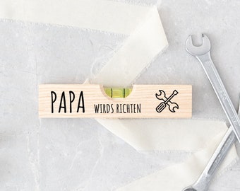 Geschenke für Männer, 40. Geburtstag Mann, Wasserwaage Papa, Vatertagsgeschenk, Papa Geburtstagsgeschenk, Vatertag