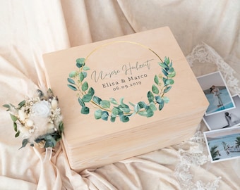 Erinnerungskiste zur Hochzeit, Hochzeitsgeschenk, Hochzeit Erinnerungsbox, Geschenk zur Hochzeit, Hochzeit personalisiert