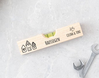 Wedding gifts, house blessing spirit level, housewarming gift, topping out ceremony gift, spirit level, construction manager, wedding gift