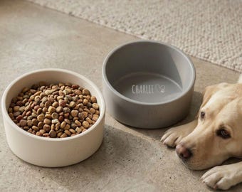 Hundenapf Porzellan, Großer Hundenapf, Hundezubehör, Hundenapf personalisiert, Dog Mom Geschenk, Hund personalisiert