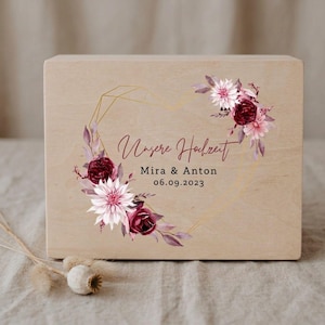 Erinnerungskiste Hochzeit, Holzkiste Hochzeit, Erinnerungsbox Hochzeit, Hochzeitskiste, Box Hochzeit, Hochzeitsgeschenk