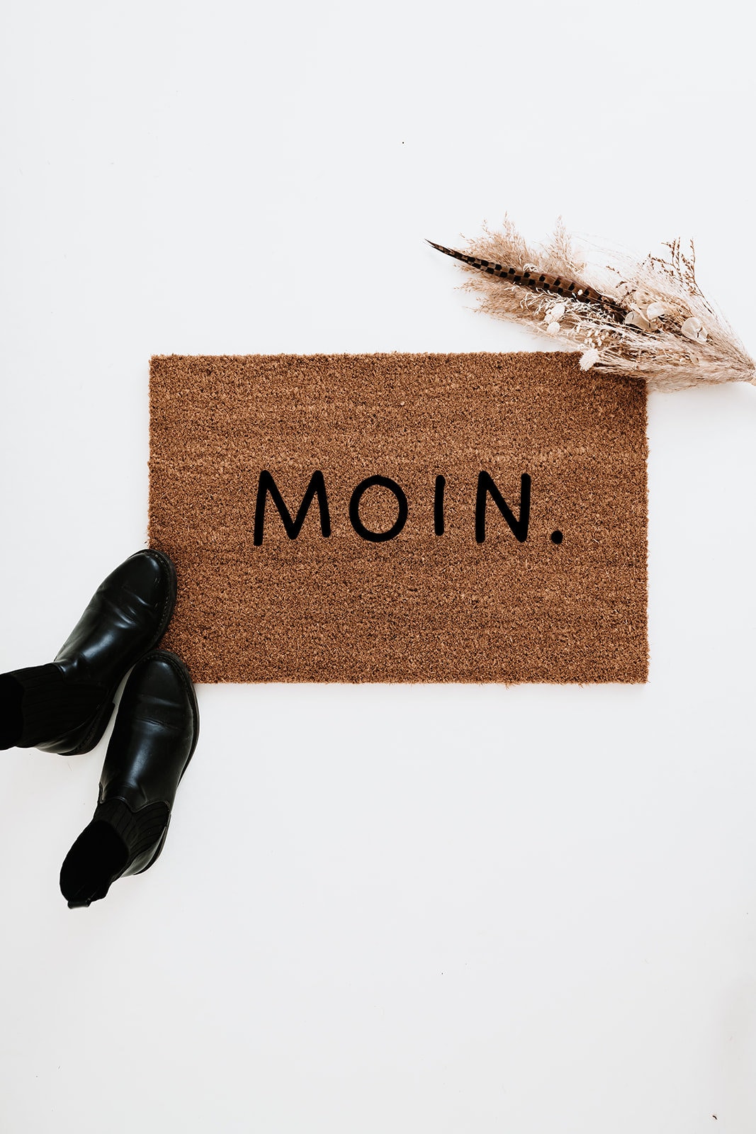 Fußmatte Moin, Fußmatte mit Spruch, Fußmatte Witzig, Türmatte, Geschenk Einzug, Wohnung Deko, Moin Matte